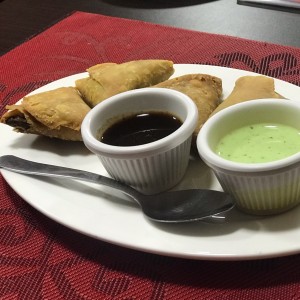 Chicken & Vegetables Samosas 