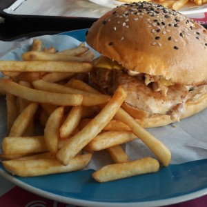 Hamburguesa de Pollo al Grill