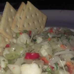 Ceviche de corvina