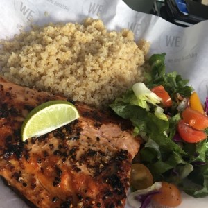 salmon con quinoa