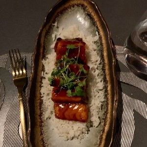 salmon teriyaki