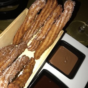 Churros con chocolate