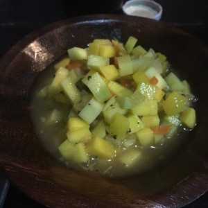 Ensalada de Mango con Kimchi