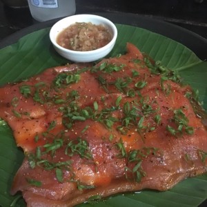 carpaccio de atun