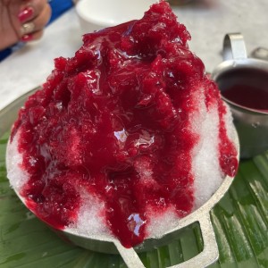 Raspado con mora