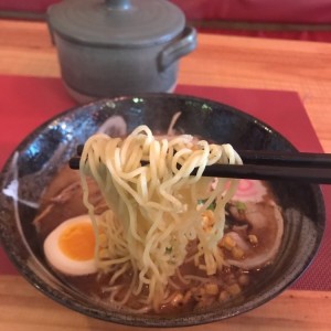 ramen black garlic tonkotsu