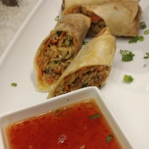 spring rolls de vegetales