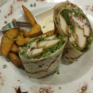 Wrap de pollo Tai