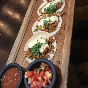 tacos de chorizo