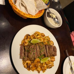 Fajitas Mar y Tierra