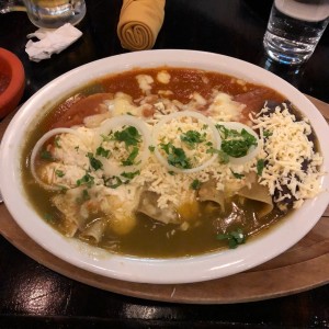 Enchiladas de pollo