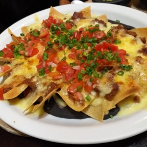 nachos con pollo