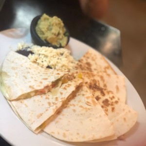 quesadillas pollo y hongos 