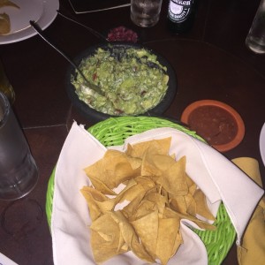 Totopos y Guacamole