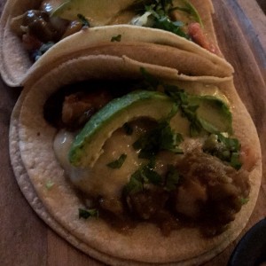 tacos de langostinos