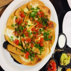 Nachos 3 quesos