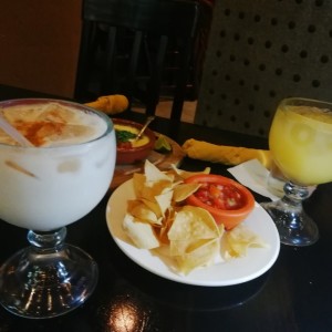 nachos y horchata