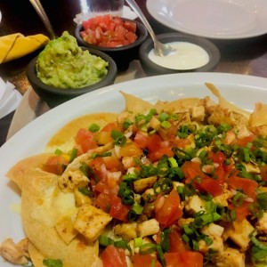 Nachos con pollo