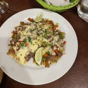 Alambre al Gratin