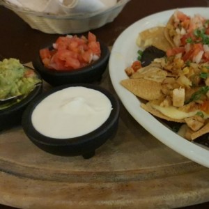 nachos de pollo