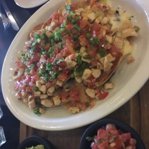 nachos de pollo