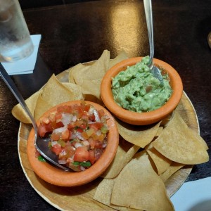 Totopos, Salsa y Guacamole