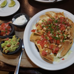 Nachos con pollo