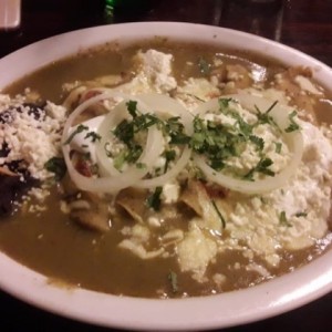 enchiladas en salsa verde