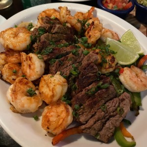 Fajitas Mar y Tierra