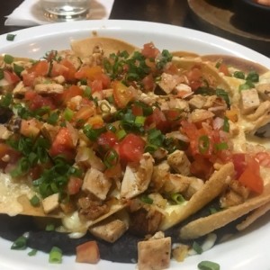 nachos con pollo 