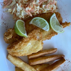 filete de corvina apanado