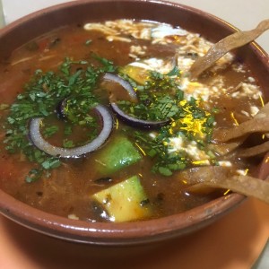 sopa de tortilla