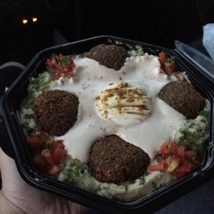 hummus de falafel! 