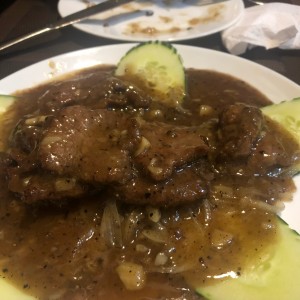 Carne de res a la pimienta 