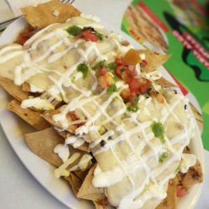 Nachos de bistec