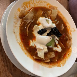 Sopa de tortilla