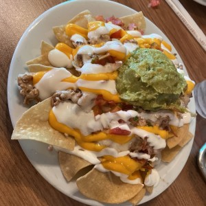 Nachos de pollo