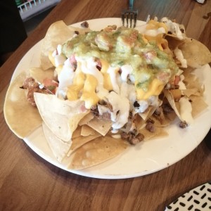 Nachos con carne