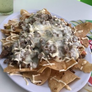 Nachos de carne