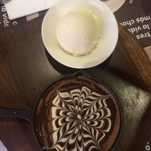 Brownie con Helado