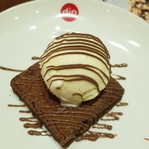 brownie+helado