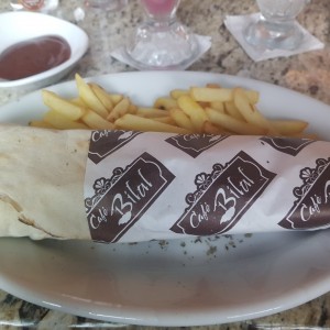 Promo - Shawarma mixto + papas fritas + limonada