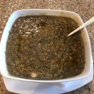 sopa de lenteja 