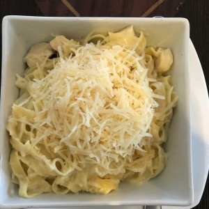 pasta alfredo de pollo