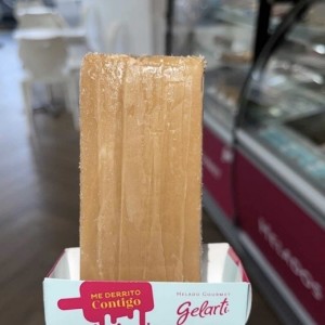 Paleta de dulce de leche