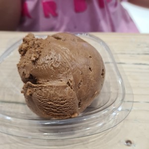 Helado de chocolate