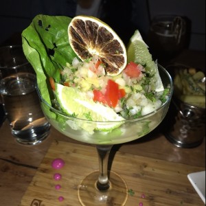 ceviche de corvina