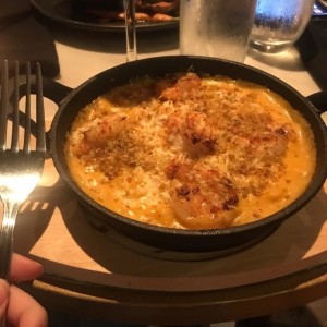 mac and cheese de langostinos