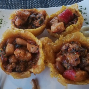 Canastita de mariscos