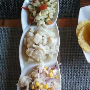 trio de ceviches